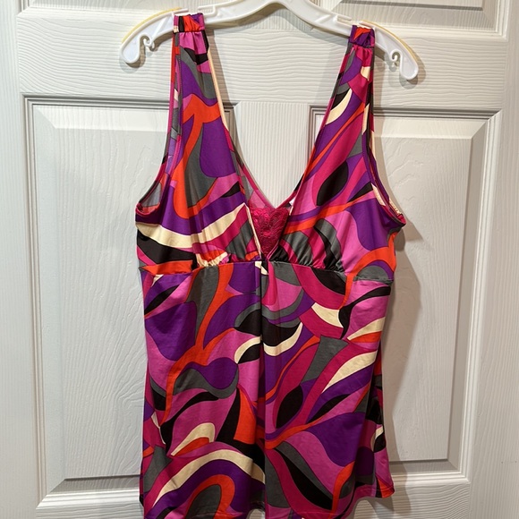 CRUZ NATORI 2pc sleeveless pajama set- fun pattern- XL- minimal wear- EUC/SFH - Picture 3 of 7